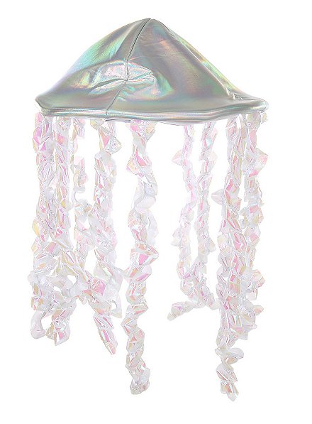Fluorescent jellyfish headgear - maskworld.com