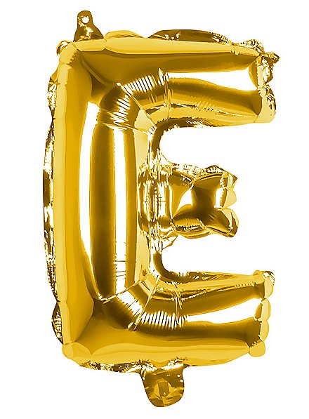 Folienballon Buchstabe E gold 36 cm