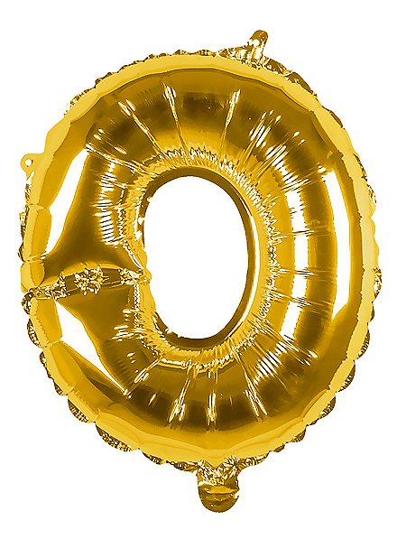 Folienballon Buchstabe O gold 36 cm