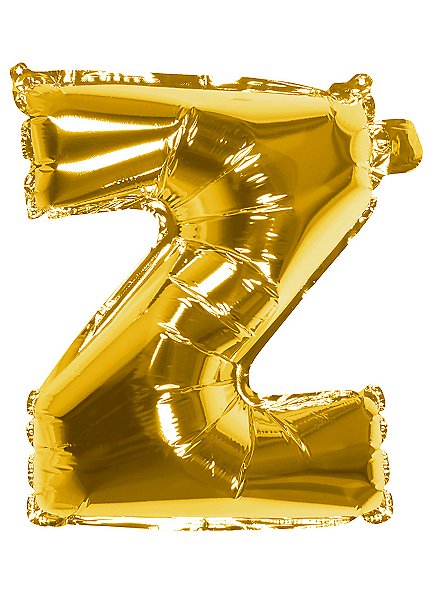 Folienballon Buchstabe Z gold 36 cm