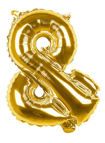 Folienballon &-Zeichen gold 36 cm