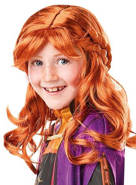 Frozen - Il regno di ghiaccio 2 Parrucca di Anna per bambini
