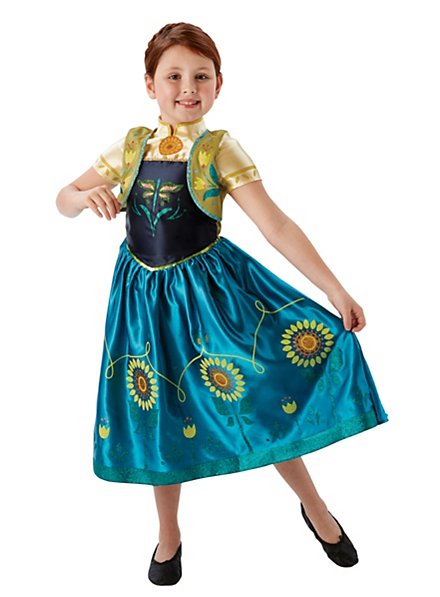 Frozen kid’s costume Anna flower dress - maskworld.com
