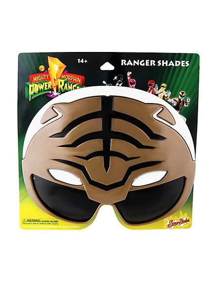 Gafas de Fiesta Sun Staches Power Ranger Blanco - maskworld.com