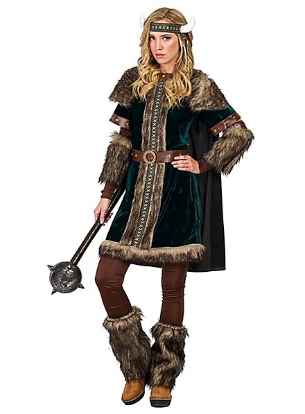 Gehörnte Barbarin Kostüm
