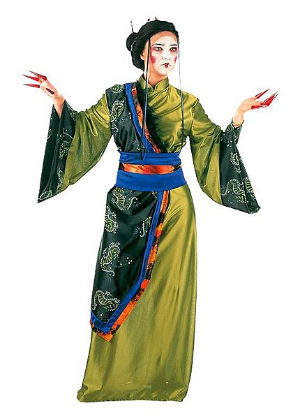 Geisha green Costume