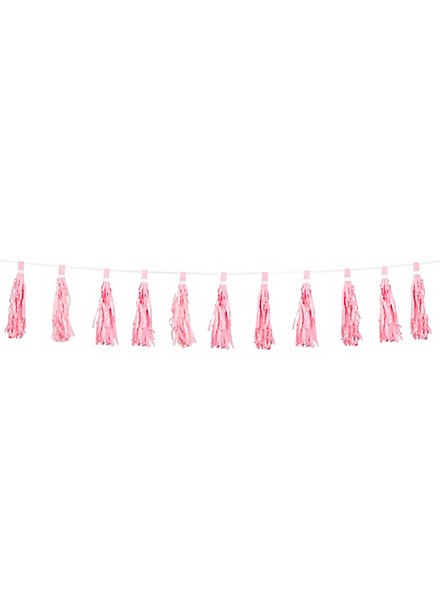 Ghirlanda di nappa blu 12 nappe - Sparklers Club
