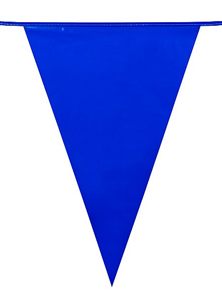 Giant pennant chain blue 10 metres