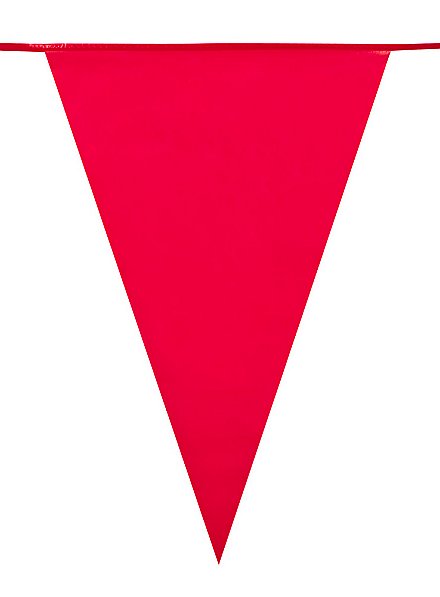 Giant pennant chain red 10 metres