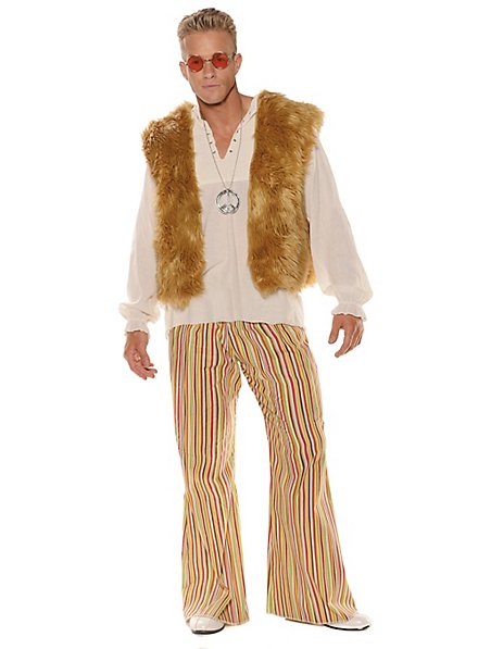 Gilet de fourrure hippie