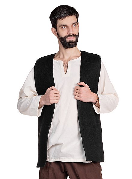 HEMAD Cuffia Medievale Uomo - Puro Cotone – M Beige