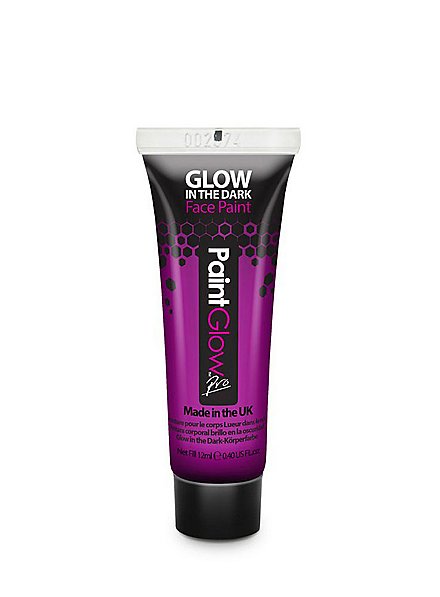 Glow in the Dark Body Paint Tube purple