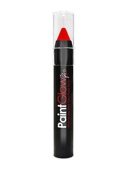 Glow in the Dark Face Paint Stift rot