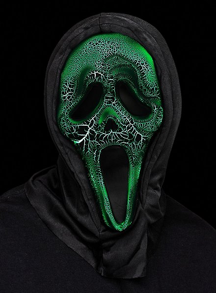 Glowing Ghostface Scream Maske