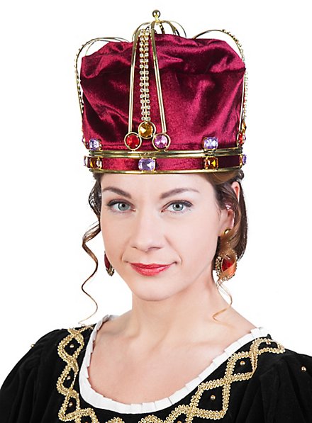 Golden fairytale crown with crown cap