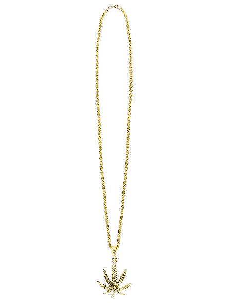 Golden grass necklace