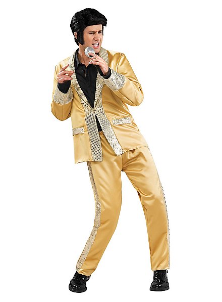 Goldener Anzug Elvis Kostüm