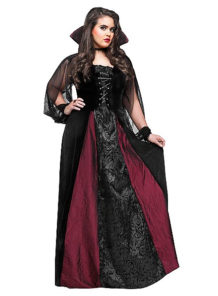 Goth Maiden Womens Adult Vampire Halloween Costume 