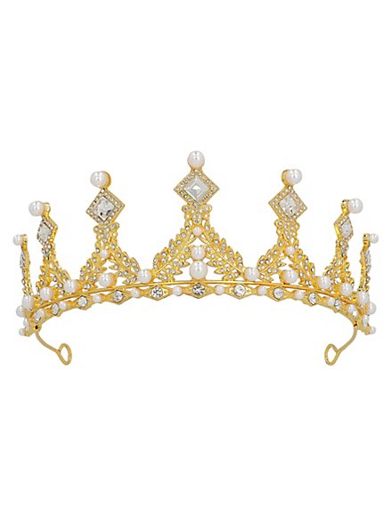 Gouden pareldiadeem