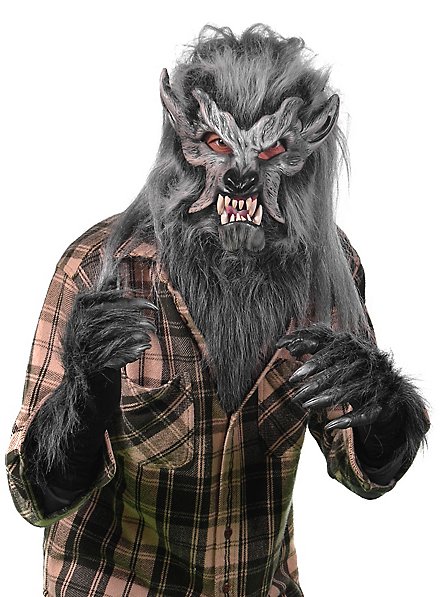 Grey werewolf costume set