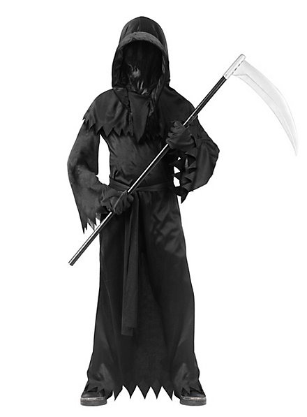 Grim Reaper Child Costume with Luminous Effect - maskworld.com