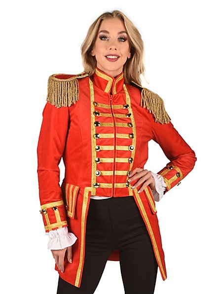 Guard Jacket for Women, Red And Gold - maskworld.com