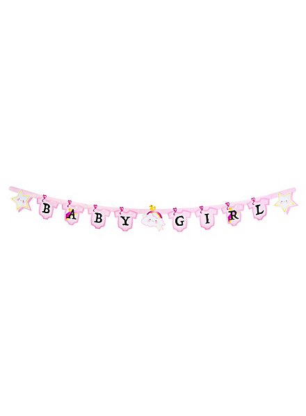 Guirlande Lettre Hello Girl Baby Shower 143 cm