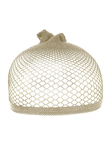 Haarnet voor pruiken beige