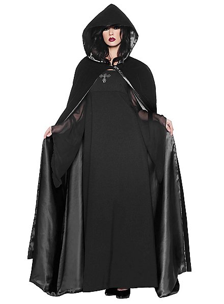 Hættecape Sort