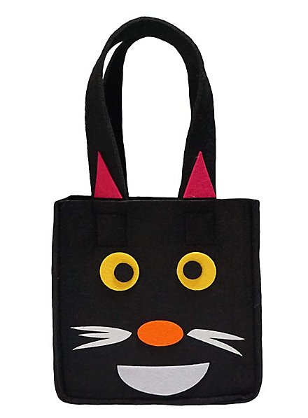 Halloween bag for trick or treat cat