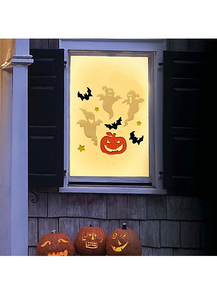 Halloween Esprits effrayants - Autocollants en gel