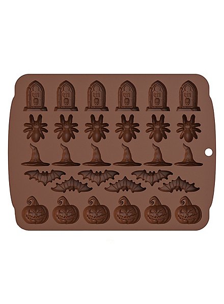 Halloween-Silikonformen Für Schokolade & Deko – 7 Totenkopf-Motive, Spülmaschinenfest