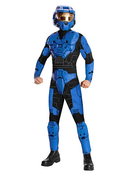 Halo Blue Spartan Mark VI Deluxe Costume
