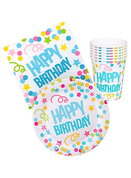 Happy Birthday Tischdeko Set