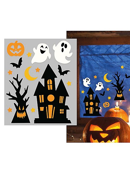 Happy Halloween Haus – Gel-Aufkleber