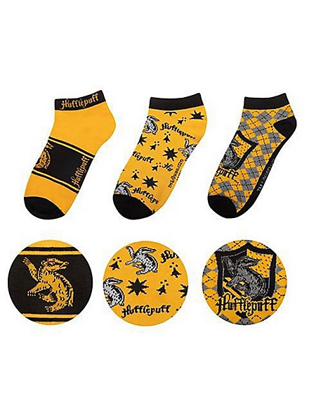Harry Potter - Ankelstrømper 3-pak Hufflepuff
