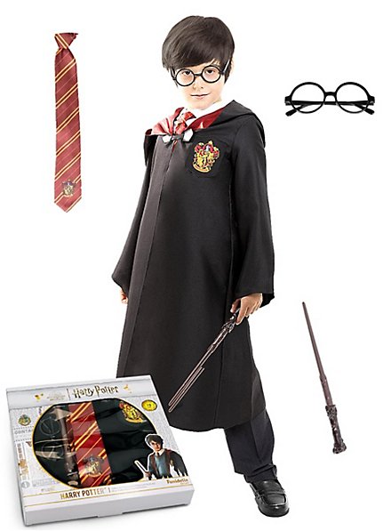 Disfraz De Mago Para Niños | Capa Con Capucha, Corbata Y Gafas | Ideal Para Halloween, Carnaval Y Cosplay