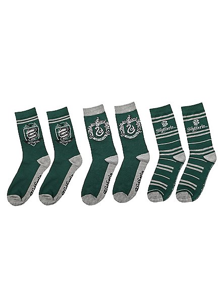 Harry Potter - Calcetines de Slytherin Pack de 3