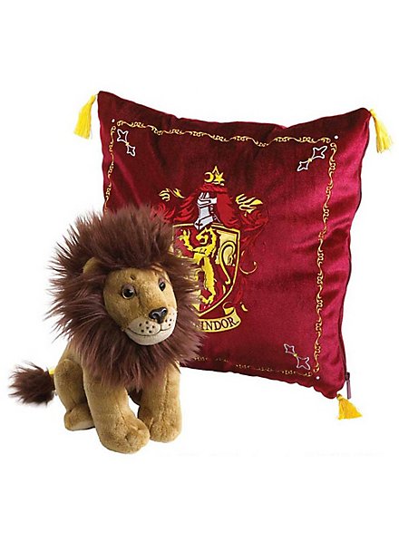 Harry Potter - Coussin & Peluche Gryffondor Animal emblématique "Lion