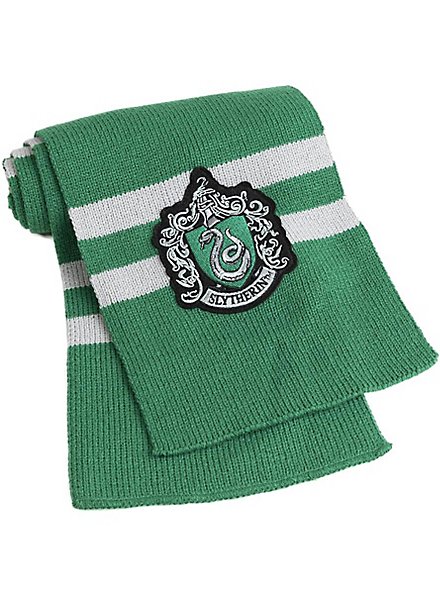 Écharpe Serpentard Harry Potter - Vert Avec écusson - Unisexe Neuve
