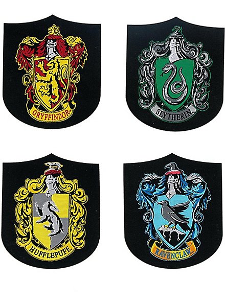 Tissu Fat Quarter Harry Potter - Maisons De Poudlard, Coton, Motif écussons, Neuf