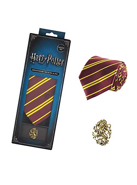 Harry Potter - Krawatte & Ansteck-Pin Deluxe Box Gryffindor