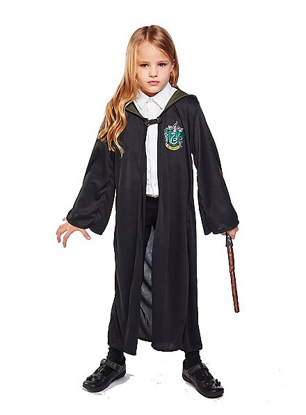 Harry Potter – Slytherin-kappe med hætte til børn - maskworld.com