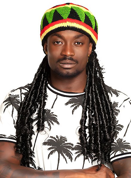 Hat with Dreadlocks