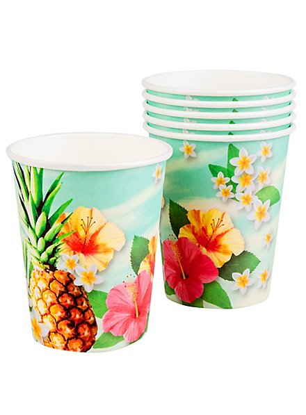 Hawaii paper cups 6 pieces