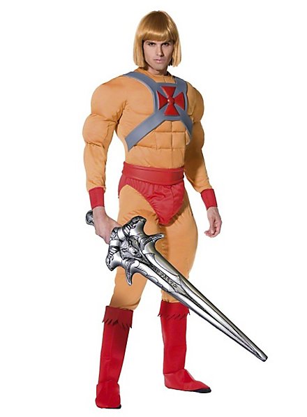 He Man Master of the Universe Kostüm He Man Muskelkostüm Superheld M 48 50 
