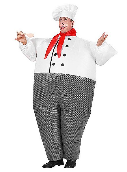 Head chef inflatable costume