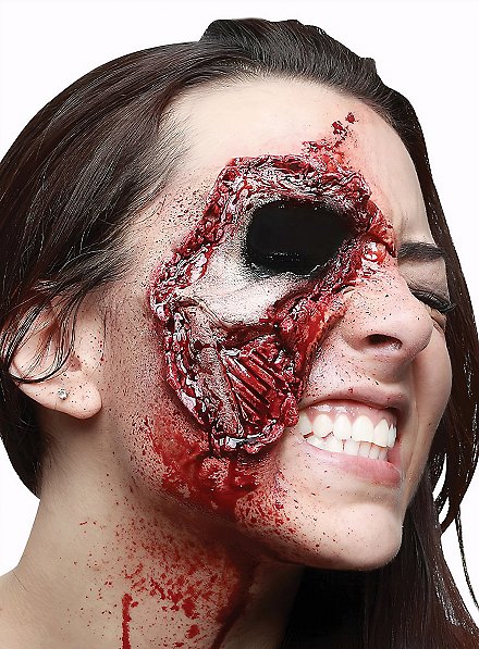 Herausgerissenes Auge Latexapplikation