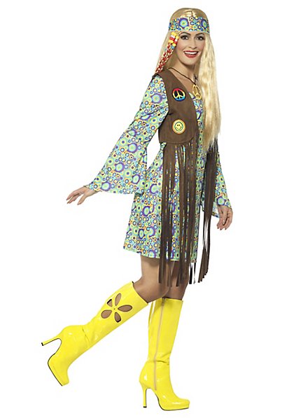 Hippie Chick Costume - maskworld.com