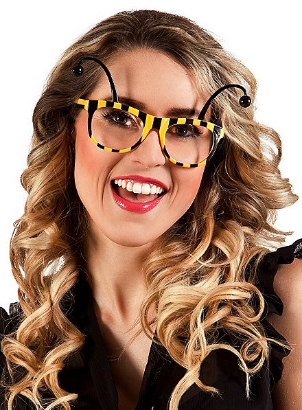 Honey bee party glasses - maskworld.com display picture 1